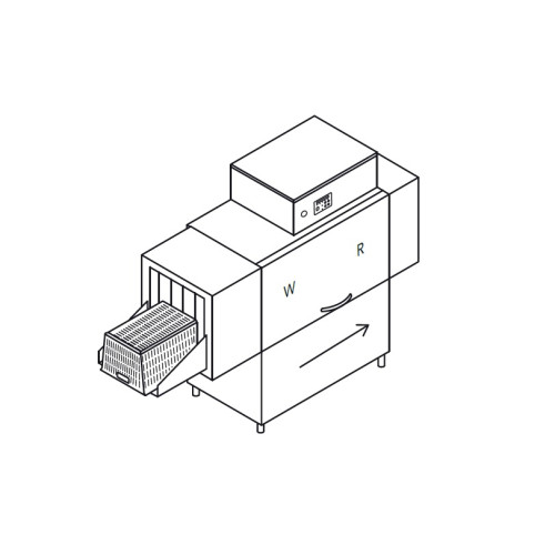 Машина для мойки ящиков DIHR VX 231 DX, DDE, XP