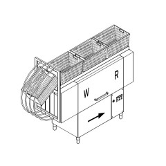 Машина для мойки ящиков DIHR VX 231 SX SPECIAL, XP, DDE, PI