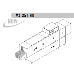 Машина для мойки ящиков DIHR VX 351 DX, DDE, XP, DR99/2 части