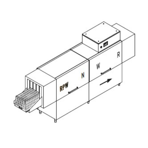 Машина для мойки ящиков DIHR VX 401 DX, DDE, HR20, DR99/2 части