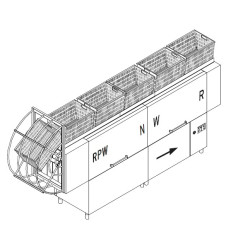 Машина для мойки ящиков DIHR VX 401 SPECIAL DX, DDE, XP/2 части