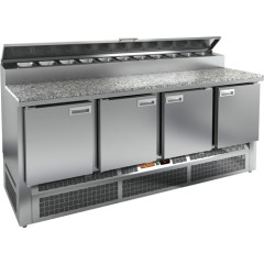 Стол для пиццы HICOLD PZE2-1111GN (1/6) камень