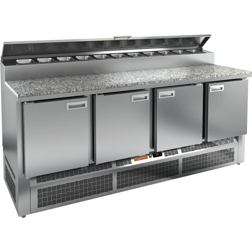 Стол для пиццы HICOLD PZE2-1111GN (1/6) камень