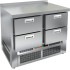 Стол холодильный HICOLD GNE 22/TN (R290)