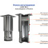 Стол для салатов HICOLD SL1-22GN (1/3) O КРЫШКА