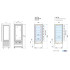 Витрина морозильная ISA CRISTAL TOWER 75 H206 TB RS WHITE