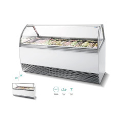 Витрина для мороженого ISA MILLENIUM LX H135 170 VG RV - VP RV