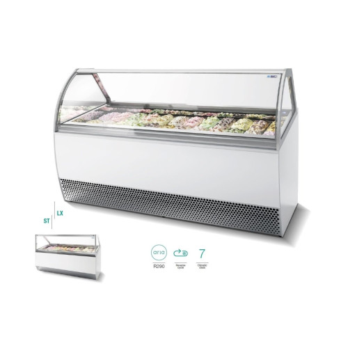 Витрина для мороженого ISA MILLENIUM LX H135 170 VG RV - VP RV
