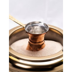 Кофеварка кофе на песке JOHNY AK/8-5 золотистая