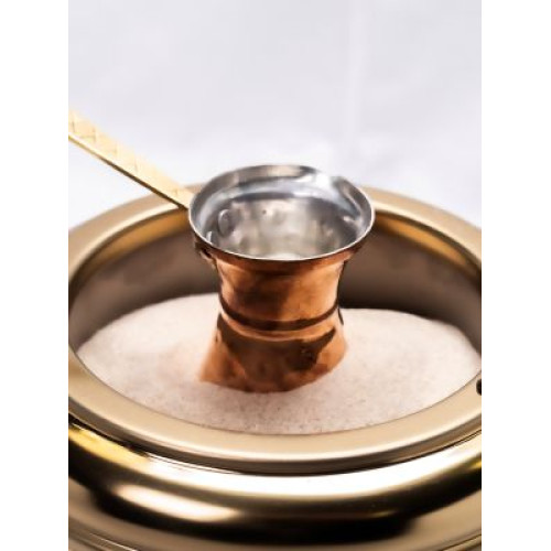 Кофеварка кофе на песке JOHNY AK/8-5 золотистая