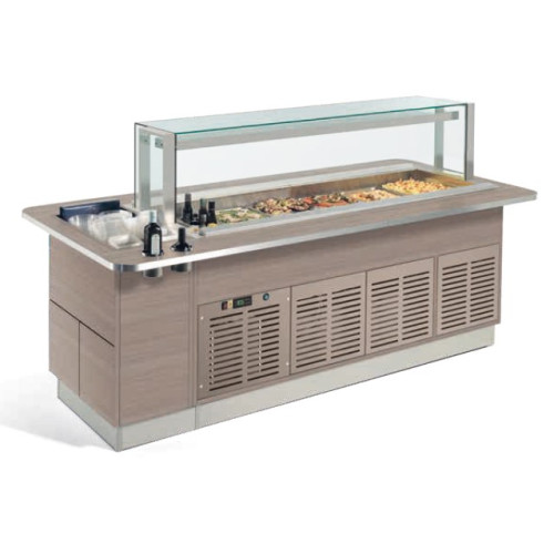 Стол швед.охлаждаемый островной ENOFRIGO FAST GOURMET SERVITO RF 1400 цвет 608