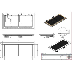 Поверхность тепловая Enofrigo QUARZO PC 1400 встраиваемая цвет 1114
