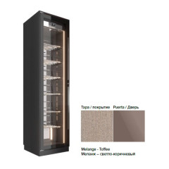 Шкаф винный ENOFRIGO INFINITY MAX H260 меланж-св.коричн., полки с дер.проф