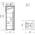 Шкаф холодильный Аркто V0.5-SD (P) короткая ручка