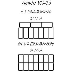 Витрина морозильная Марихолодмаш Veneto-VN-1,3