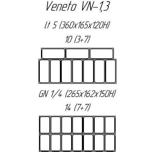 Витрина морозильная Марихолодмаш Veneto-VN-1,3
