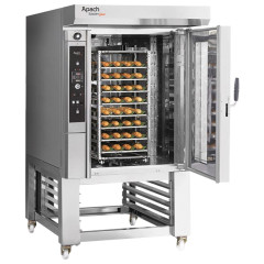Печь миниротационная газовая с подставкой с направляющими APACH BAKERY LINE C46CS DPTA