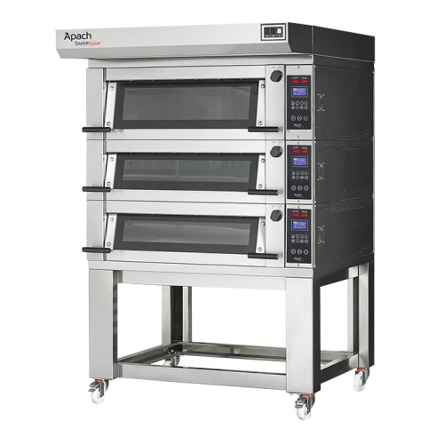 Печь подовая с подставкой без направляющих APACH BAKERY LINE E2K4L DPBI-T