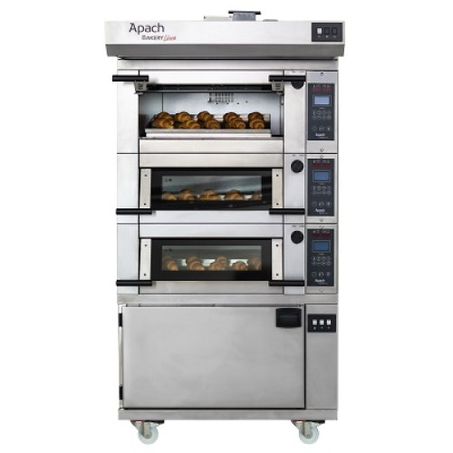 Печь подовая с расстойкой APACH BAKERY LINE E2K6P DPBI-T