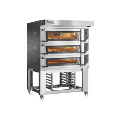 Печь подовая с подставкой с направляющими APACH BAKERY LINE E2LK4S TS