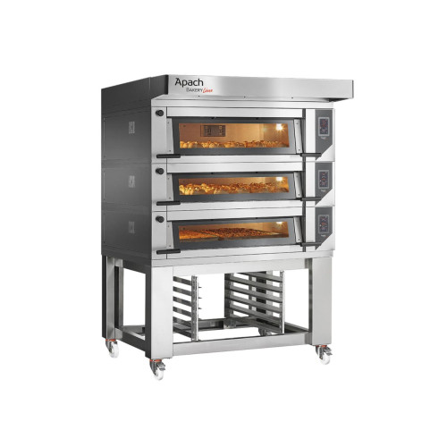 Печь подовая с подставкой с направляющими APACH BAKERY LINE E2LK4S TS