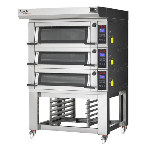 Печь подовая с подставкой с направляющими APACH BAKERY LINE E2LK6S DPBI-T