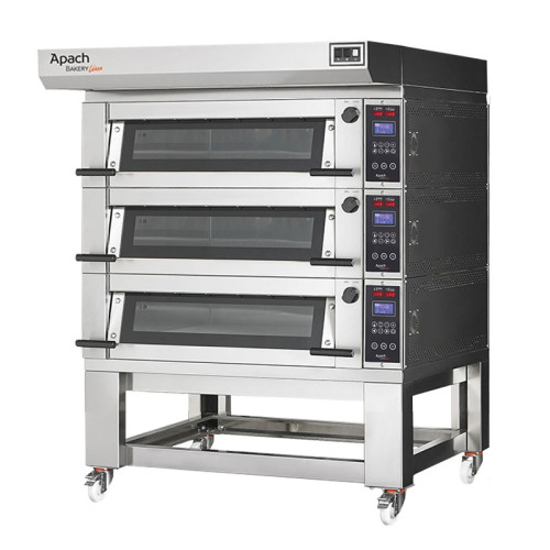 Печь подовая с подставкой без направляющих APACH BAKERY LINE E4K6LOW DP