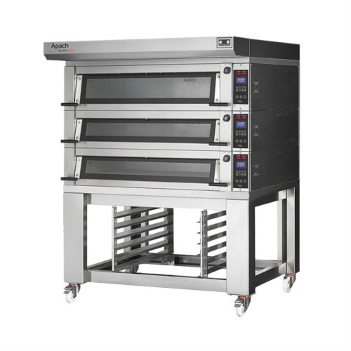 Печь подовая с подставкой с направляющими APACH BAKERY LINE E4L118PA, E4L218PS DPBI-T