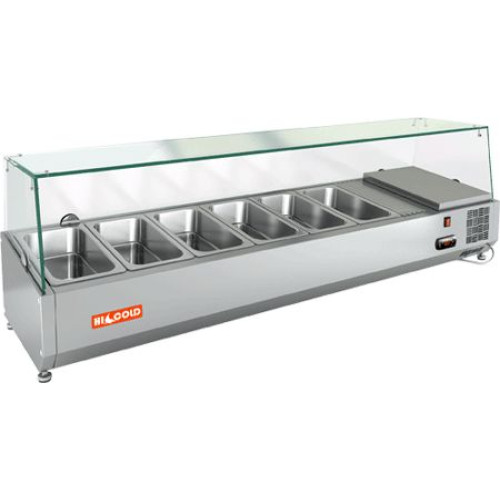 Витрина холодильная настольная HICOLD VRX 1500 1/3