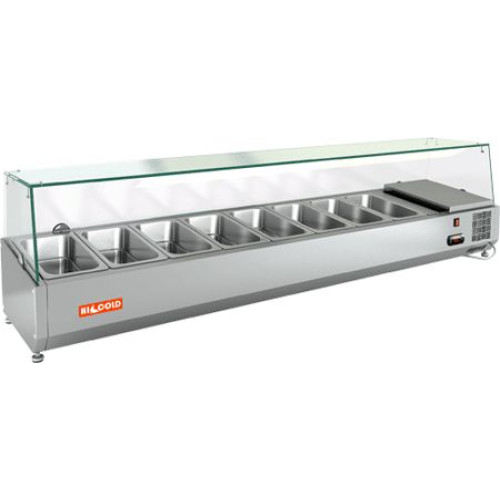 Витрина холодильная настольная HICOLD VRX 1800 1/3