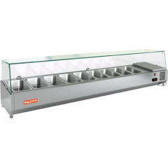 Витрина холодильная настольная HICOLD VRX 2000 1/3