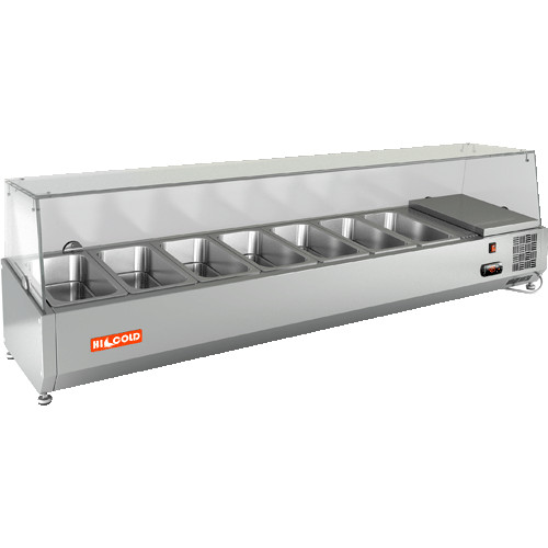 Витрина холодильная настольная HICOLD VRX 1600 1/4