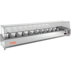 Витрина холодильная настольная HICOLD VRX 2000 1/4