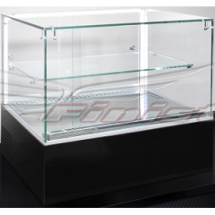 Витрина холодильная настольная Финист JAKSON CUBE JNC-4 (черный муар RAL 9005, 6000К)