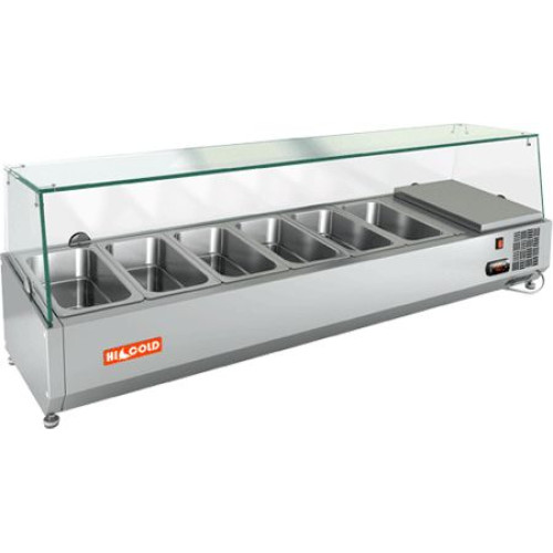 Витрина холодильная настольная HICOLD VRTG 1425 1/3