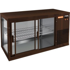 Витрина HICOLD VRL 1300 R BROWN (R290)