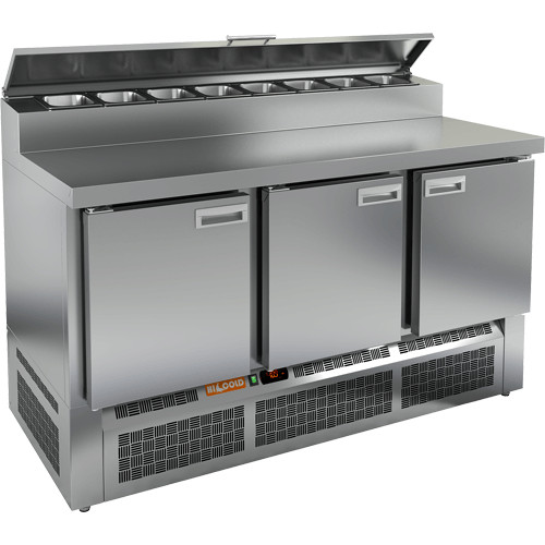 Стол для пиццы HICOLD PZE2-111/GN (1/6H) (R290)