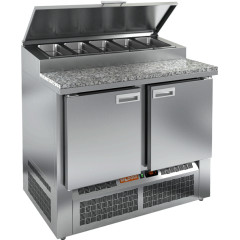 Стол для пиццы HICOLD PZE1-11/GN (1/3H) камень (R290)