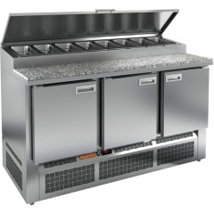 Стол для пиццы HICOLD PZE1-111/GN (1/3H) КАМЕНЬ