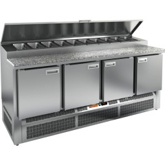Стол для пиццы HICOLD PZE1-1111/GN (1/3H) КАМЕНЬ