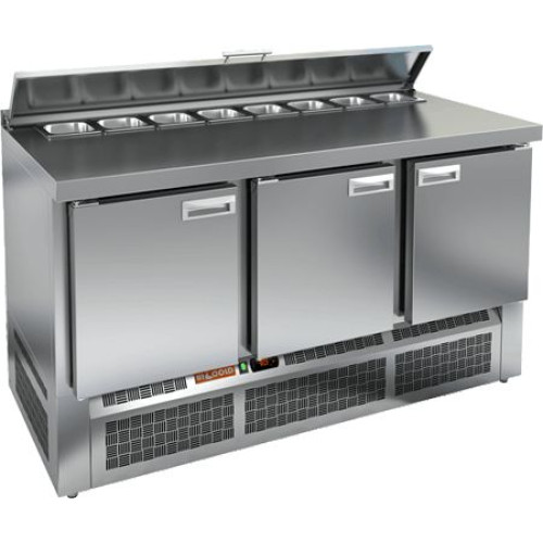 Стол для салатов HICOLD SLE2-111SN (1/6) с крышк.