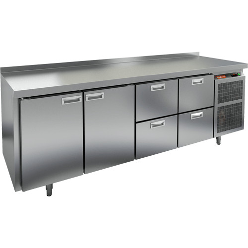 Стол с морозильным шкафом HICOLD BN 1122/BT (R290)