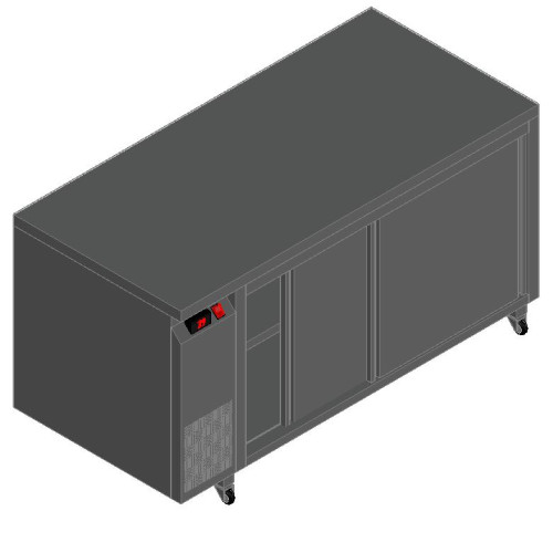 Стол с тепловым шкафом HICOLD TS T 15 GN O м
