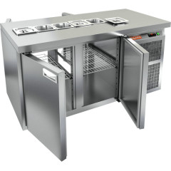 Стол для салатов HICOLD SL2T-11/SN (1/6) без крышки (R290)