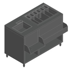 Станция барная HICOLD НБМКС-12/6ПК без ящиков