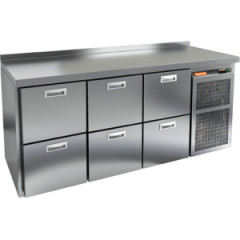 Стол морозильный HICOLD GN 222 BR2 BT (, 100мм столешн.)