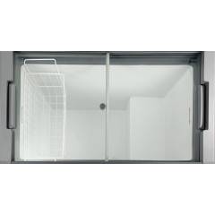 Ларь морозильный Frostor GELLAR FG 350 с прямое стекло серый (пропан)