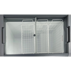 Ларь морозильный Frostor GELLAR FG 350 с прямое стекло серый (пропан)