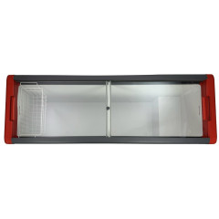 Ларь морозильный Frostor GELLAR FG 700 с прямое стекло красный (пропан)