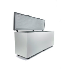 Ларь морозильный FROSTOR F 800 S белый (серая рамка) STANDART (пропан)